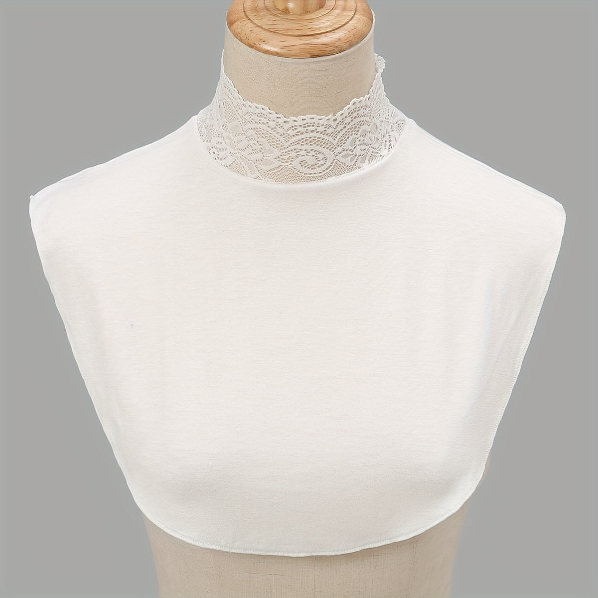 Solid Lace Faux Collar False Collar Detachable Half Shirt Blouse