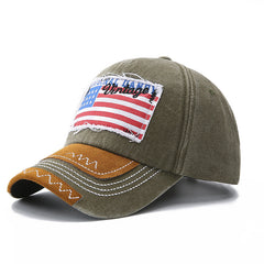 Distressed Baseball Cap Casual Women Denim Cap Unisex Sun Hat