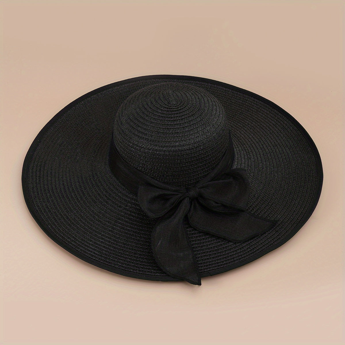 Oversized Candy Sun Hat Bowknot Straw Hat Women Sunscreen Beach Hats