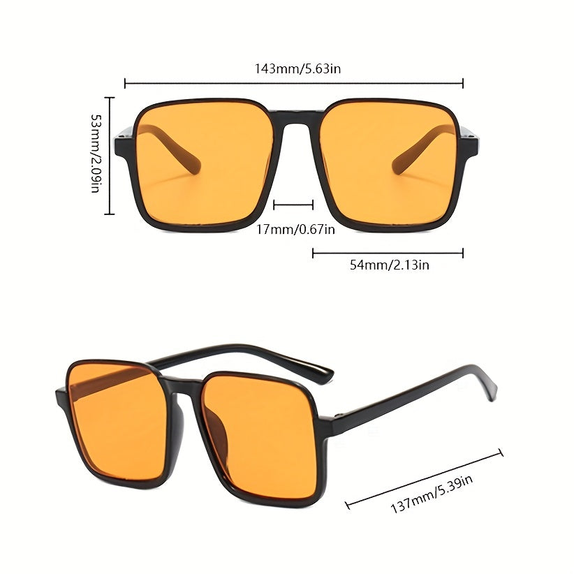 Vintage Square Sunglasses For Women Shades Retro Female UV400