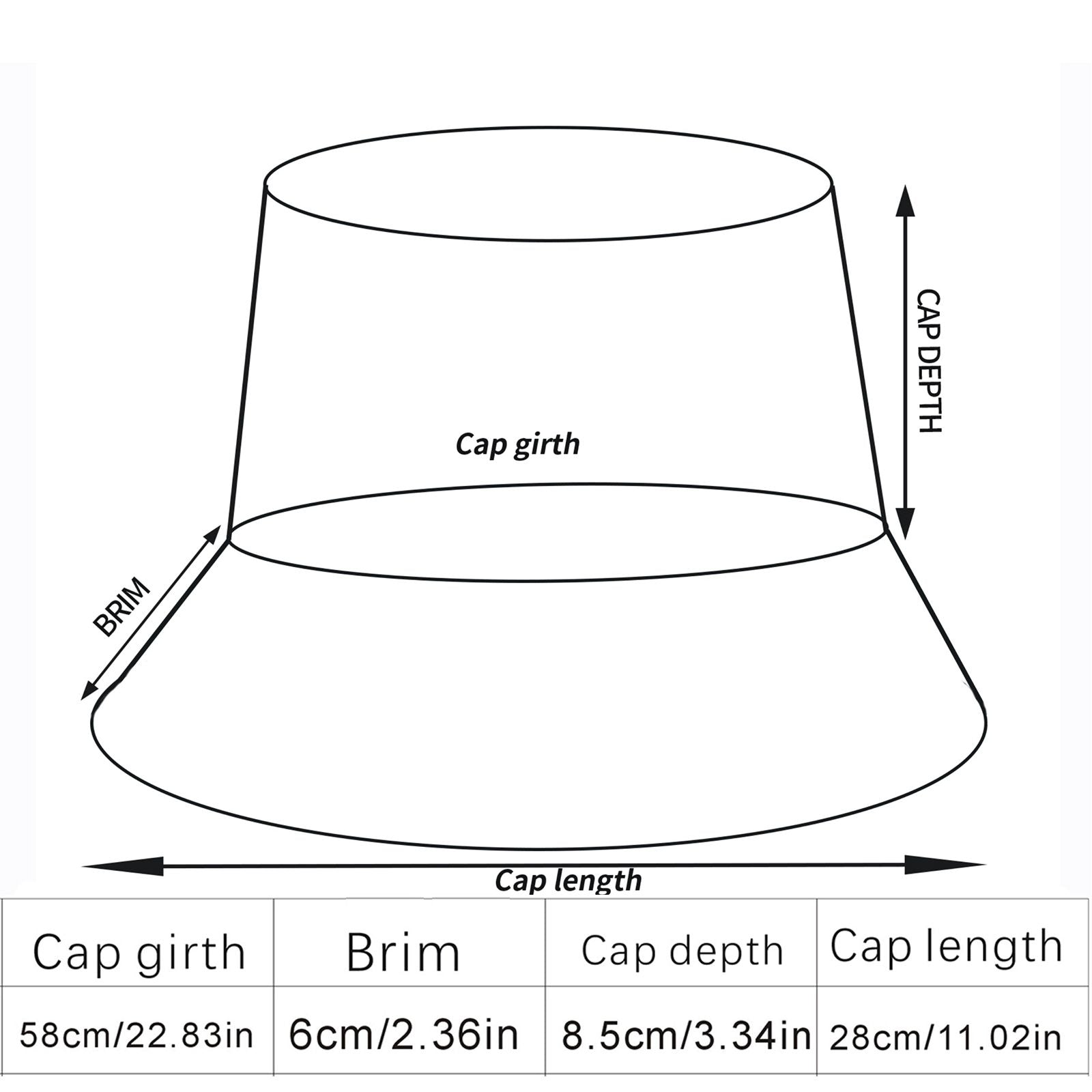 Mushroom Print Bucket Hat Sunscreen Fisherman Cap
