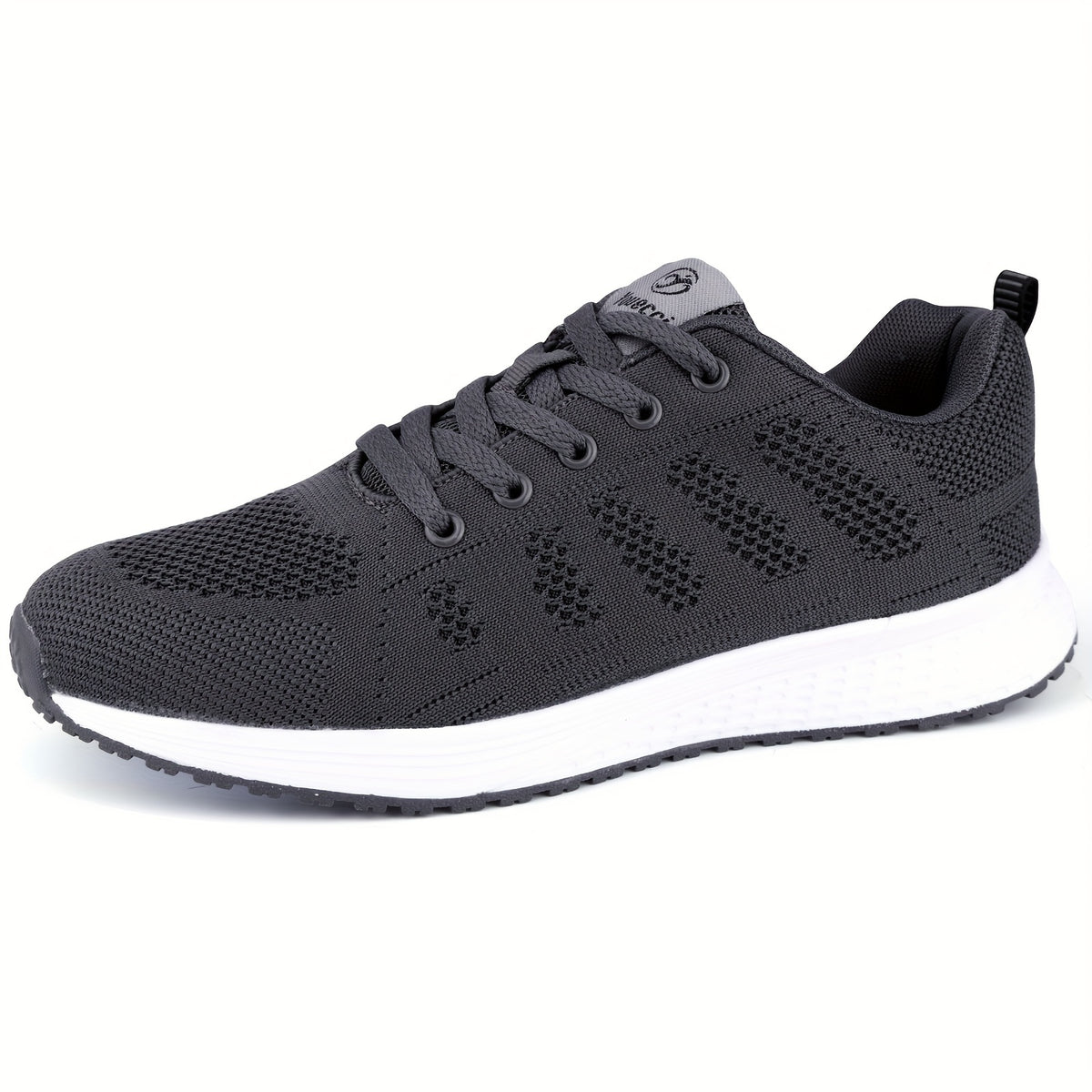 Women's Solid Running Shoes Mesh Outdoor Sneakers Lace Up Sports Shoes