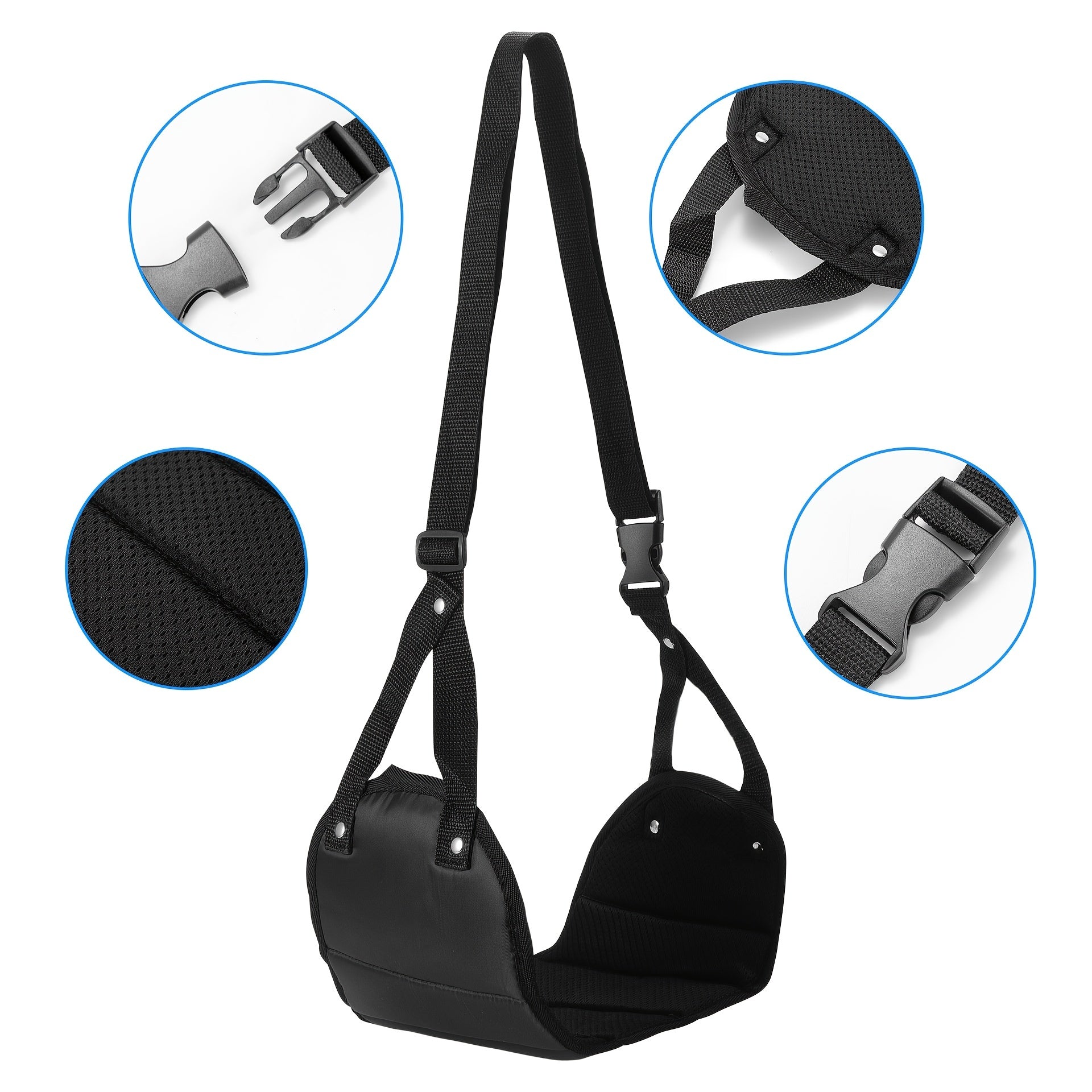 Portable Travel Footrest Flight Carry On Adjustable Height Foot Rest