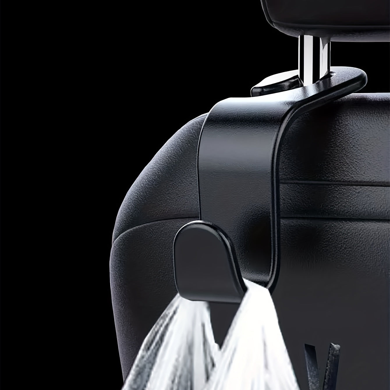 2pcs Car Seat Back Hanging Hooks Hidden Storage Hooks