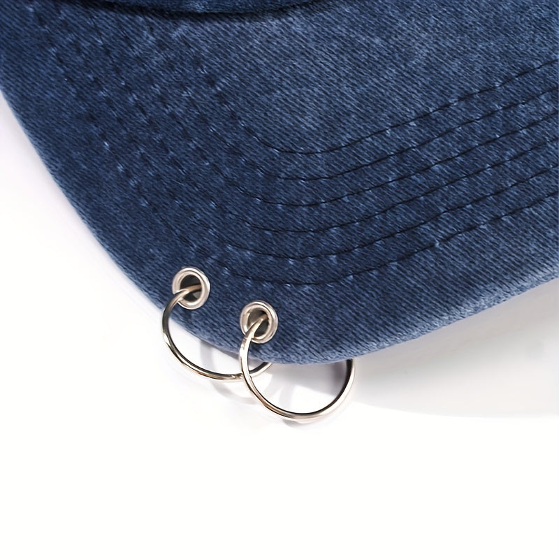 Vintage Distressed Baseball Cap Solid Sun Hat Unisex Dad Hats