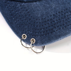 Vintage Distressed Baseball Cap Solid Sun Hat Unisex Dad Hats