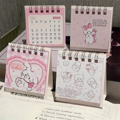 Mikko Pink Kitten Desk Calendar Student Desktop Book