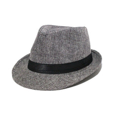 Women's Curved Brim Vintage Sun Hat Western Fedora Cap