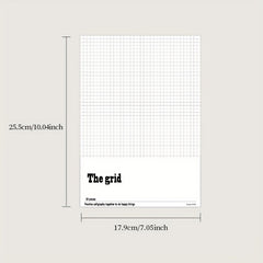 50 Sheets Grid Paper High Quality Detailed & Precise Drawing Note-taking