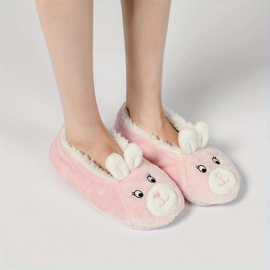 Cartoon Animal Plush Socks & Warm Low Cut Floor Socks