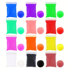 12 Colors Air Dry Magic Clay With 2 Tools for Kids DIY Art Crafts