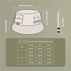 Summer Bucket Hat Sun Hats Travel Cap Fishing Hat Waterproof