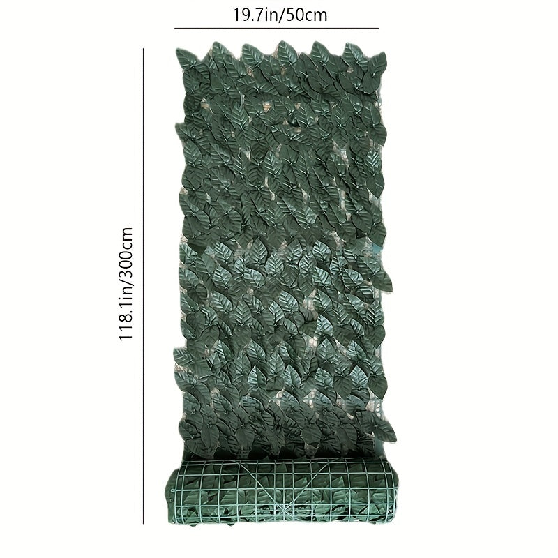 Artificial Ivy Privacy Fence - Decorative Outdoor Garden Wall Fence