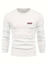 Men's Dragon Graphic Knitted Sweater