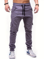 Men's Drawstring Cargo Jogger Pants
