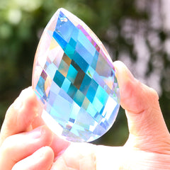 76MM AB Grid Crystal Suncatcher Pendant