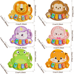 Interactive Animal Baby Piano Toy with Colorful Keys & Characters Touch & Teach