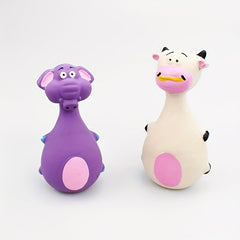 Pet Latex Toys Dog Toys Big Belly Cartoon Squeaky Toy For Dog Chew Toy Molar Toy