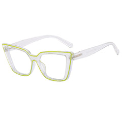 Clear Lens Cat Eye Eyeglasses Transparent Frame Vintage Glasses