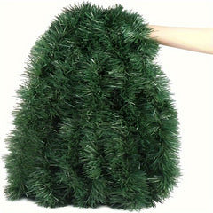 1pc Christmas Wreath Non Luminous Green Holiday Decoration