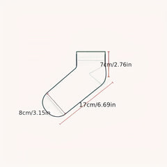 Breathable Low Cut Sports Socks - 5 Pairs