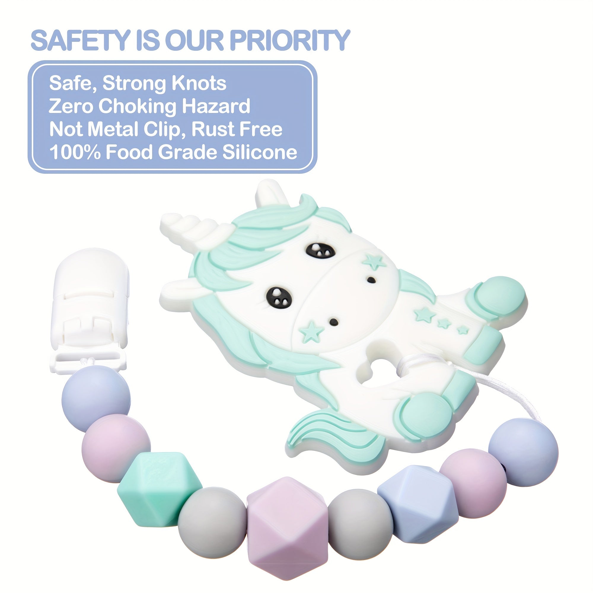 Dummy Clips Boys Girls Soother Pacifier Chain Holder For Baby Unisex Newborn