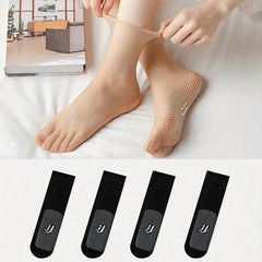 Mesh Lace Socks Non-Slip Mid Tube Stockings