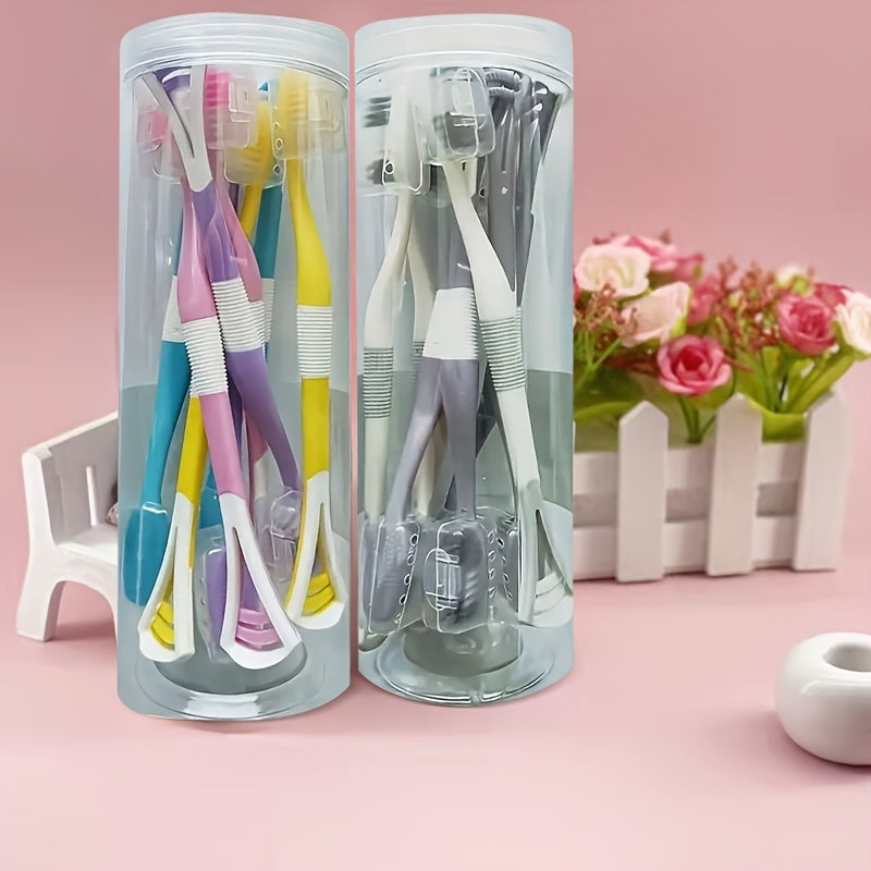 8pc Ultrafine Bristle Toothbrush Set for Sensitive Gums