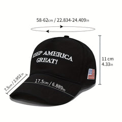 Flag Embroidery Baseball Cap Couple Sun Hat