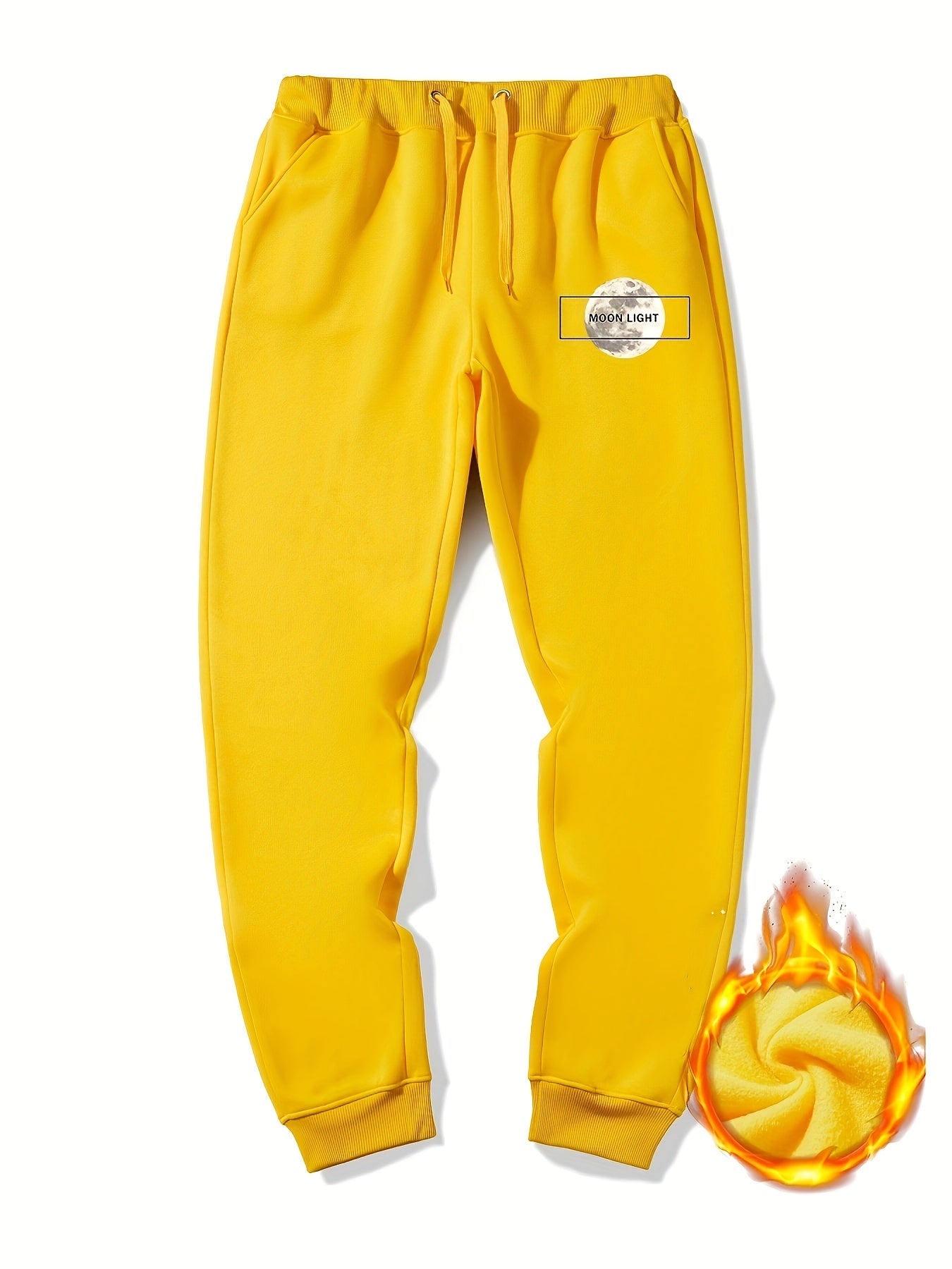 Moon Light Casual Graphic Joggers Men's Sweatpants