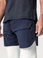 Men's Solid Lightweight Pocket Shorts