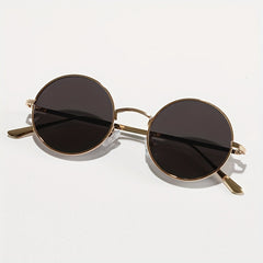 Round Metal Sunglasses Women Men UV400 Sun Shades Glasses