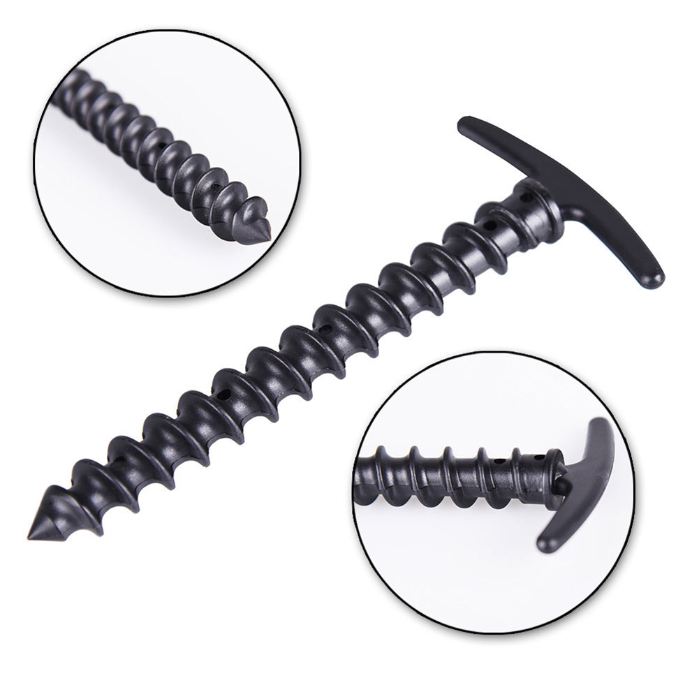 10pcs Camping Pegs & Screw Stakes for Hiking Tent