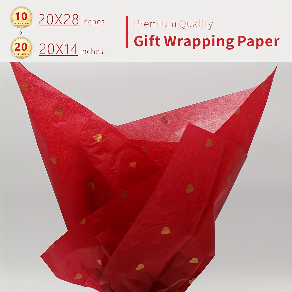 20 Sheets Translucent Tissue Paper Bulk for Art Craft Floral Birth