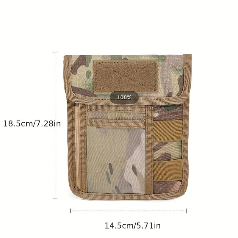 Tactical Neck Wallet for Travel with ID, Card & Phone Pockets