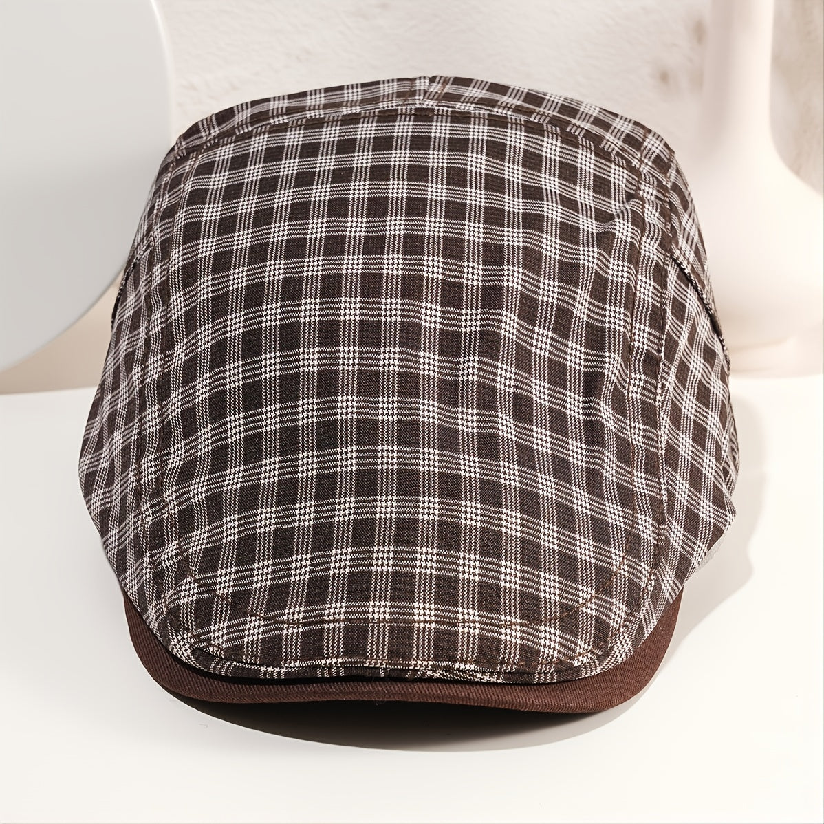 Plaid Hats Men Women Spring Autumn Street Hats