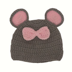 2pcs Baby Girl Photo Props Set - Newborn Clothes & Hats