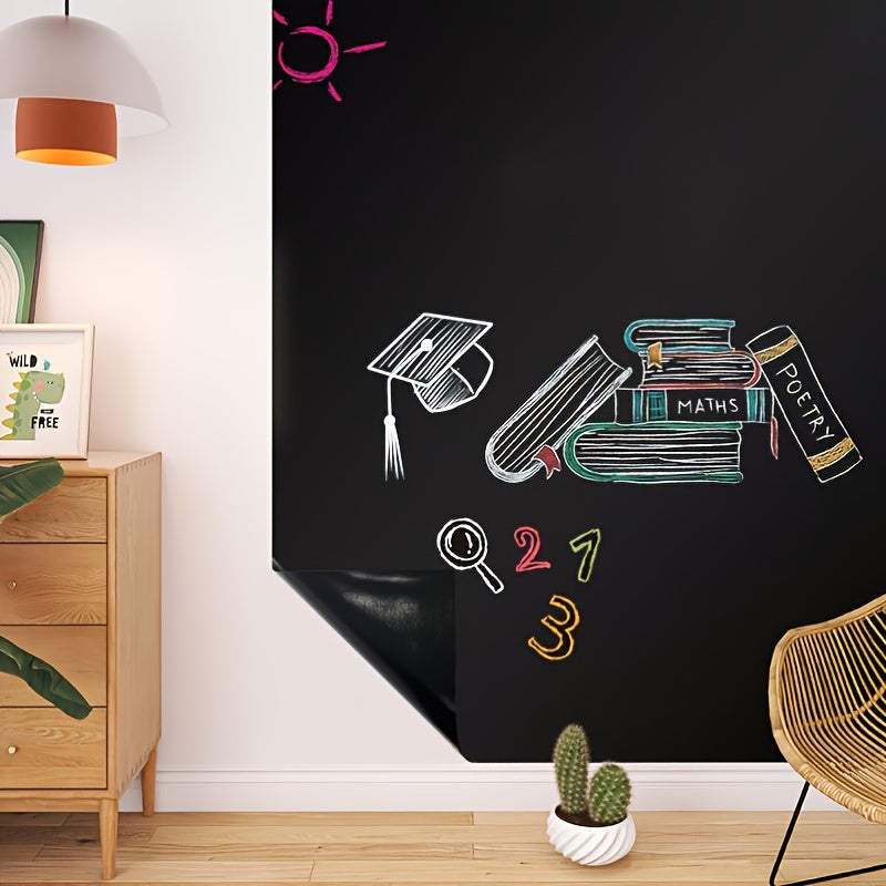 Self Adhesive Doodle Blackboard Stickers for 2-Year-Olds