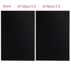 2pcs Bar Mats Professional Countertop Mat for Bar Service 30x25cm Coffee Mat