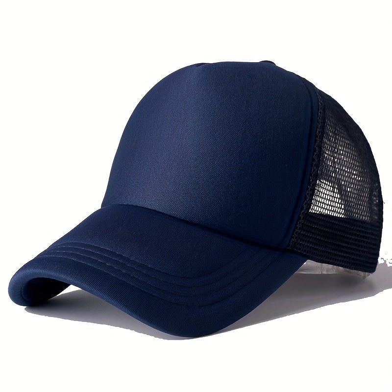 Mesh Breathable Unisex Baseball Cap Lightweight Sports Sunscreen Dad Hat
