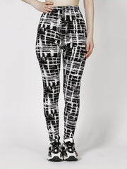 Casual Stretchy Allover Print Skinny Leggings