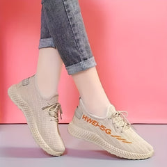 Women's Knit Sports Shoes Lightweight Outdoor Running Sneakers