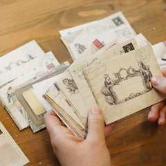 12 Rustic European Style Retro Small Envelopes