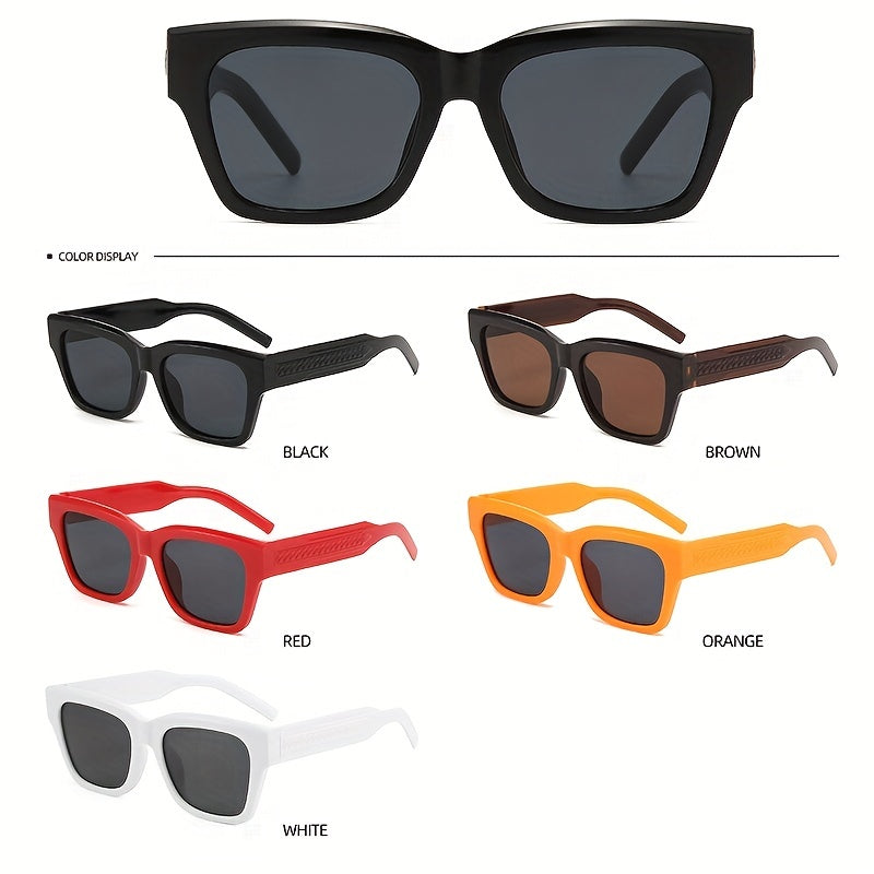 Men's Large Frame UV Protection Sunglasses Vintage Party Glasses