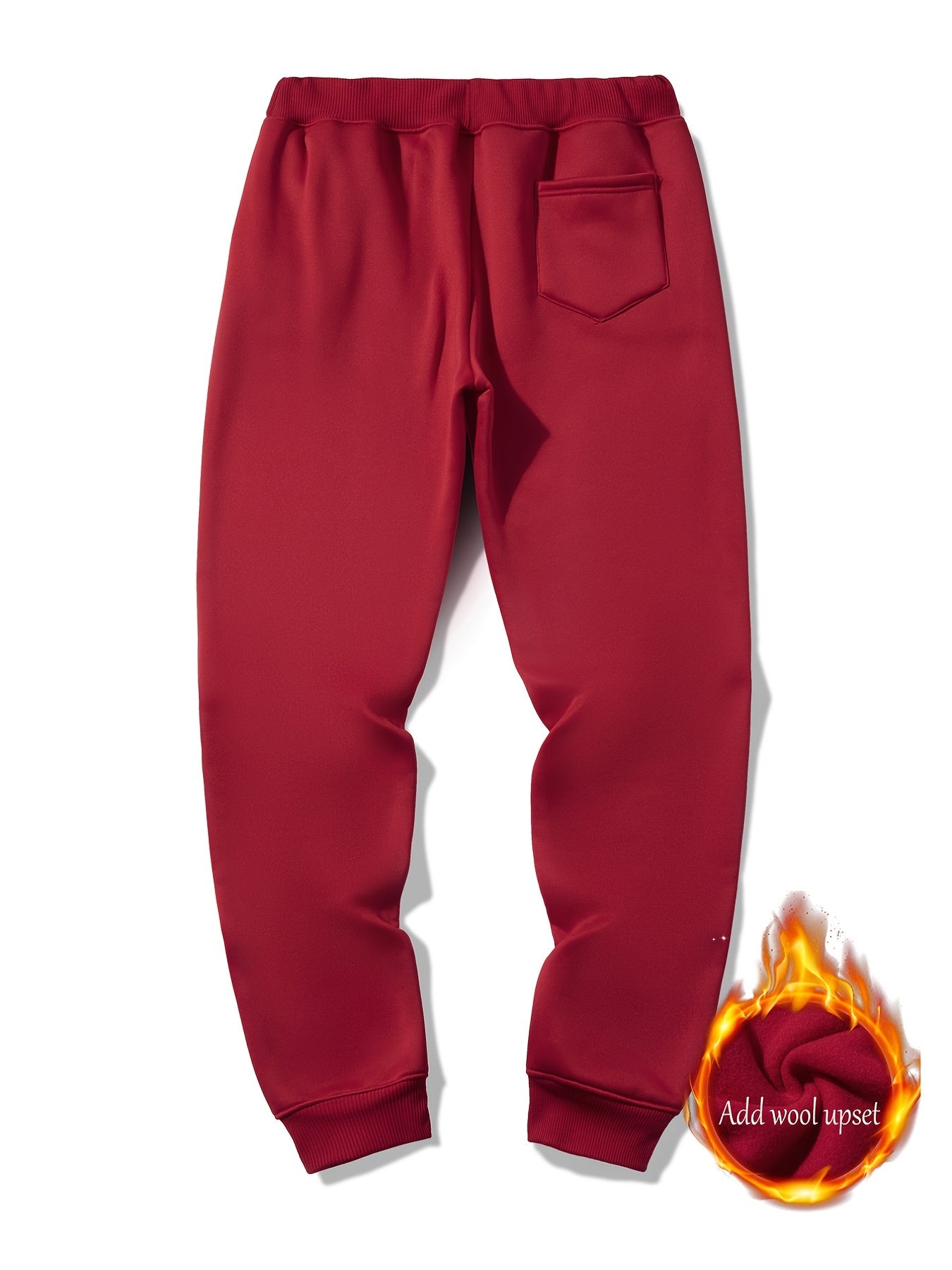 Men s Cartoon Print Sweatpants Winter Loose Fit Jogger Pants