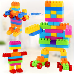 130pcs Building Blocks Set Stacking Toys & Puzzle Games Educational Toys