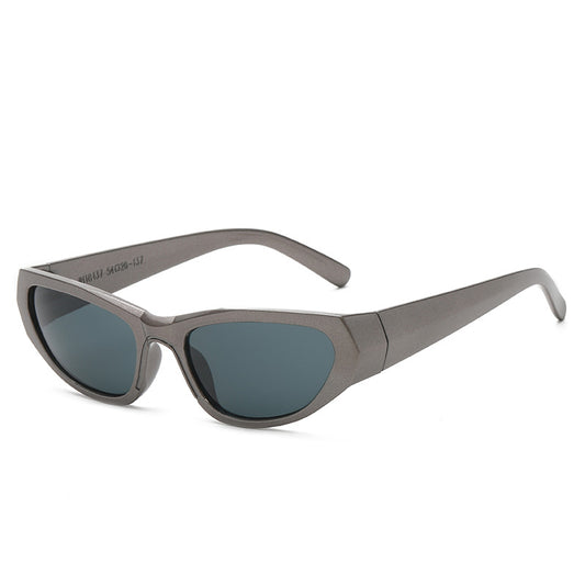 Futuristic Shield Sunglasses Dark Lens Goggles Y2K Sun Glasses