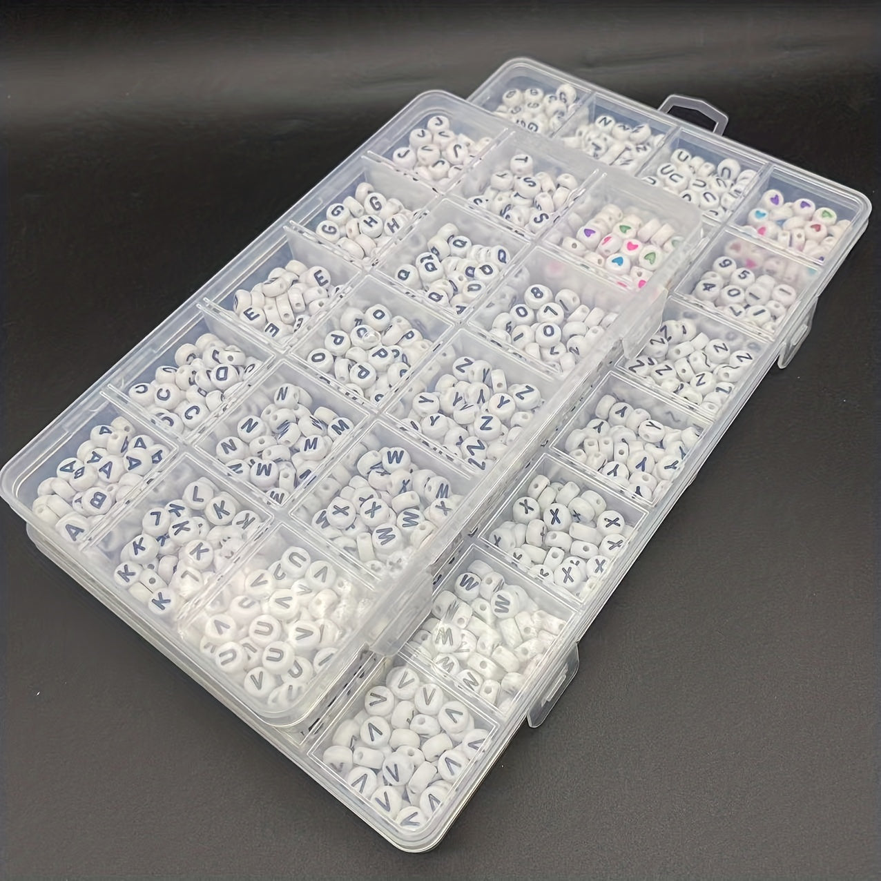 Acrylic Letter Beads Set DIY Bracelet Jewelry Beaded Material Gift
