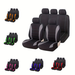 Car Universal Seat Cover 2mm Sponge 5 Seats Set