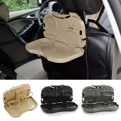 Universal Car Food Tray Holder - Convenient Rear Seat Dining and Travel